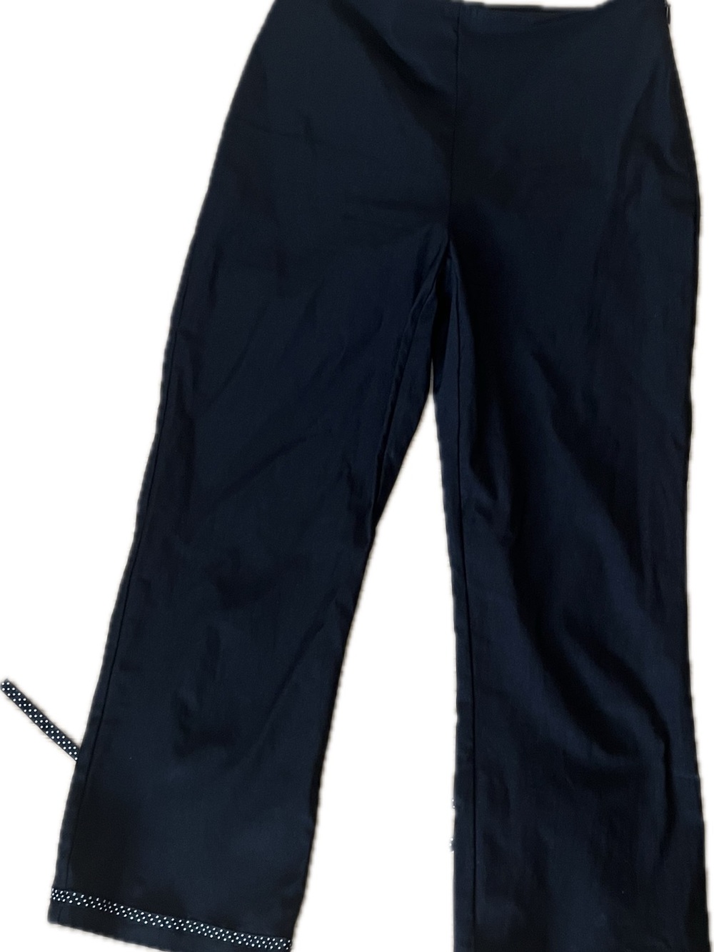 Joseph Ribkoff Straight leg Capris Pants with Bow